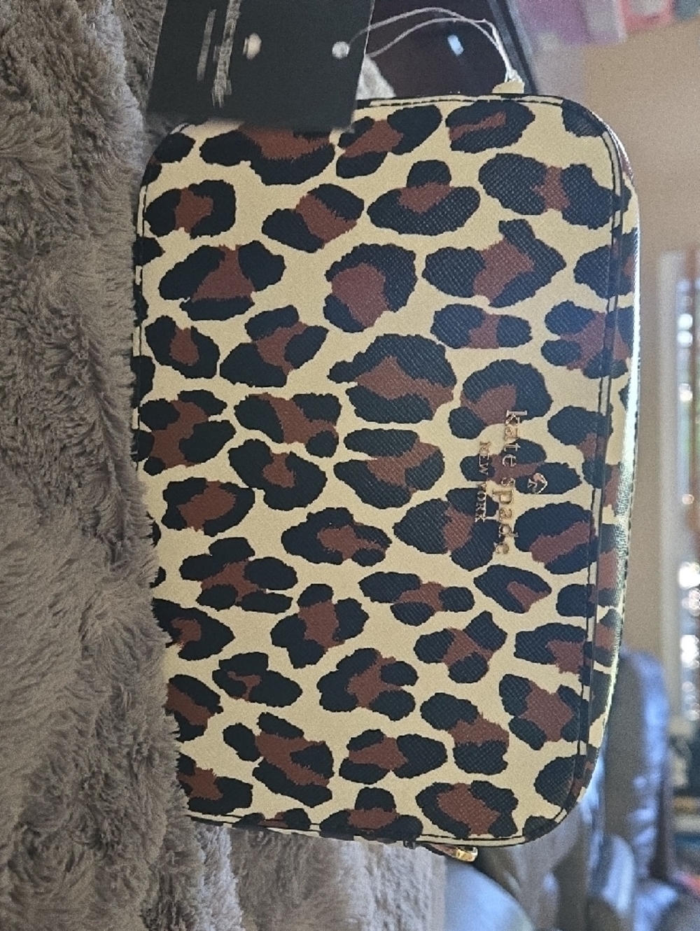 NWT kate spade leopard print crossbody - Brown/Black/Cream - Picture 3 of 7